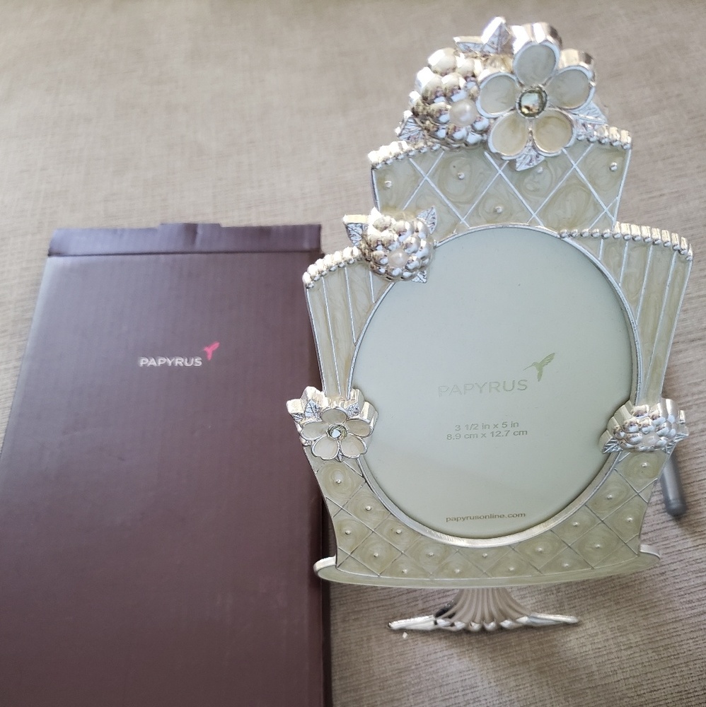 Papyrus wedding picture frame